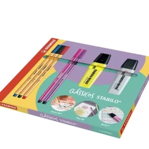 Kit Clássicos Stabilo C/ 7 Peças